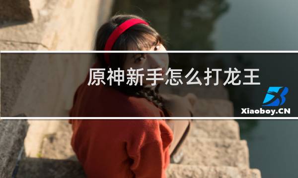 原神新手怎么打龙王