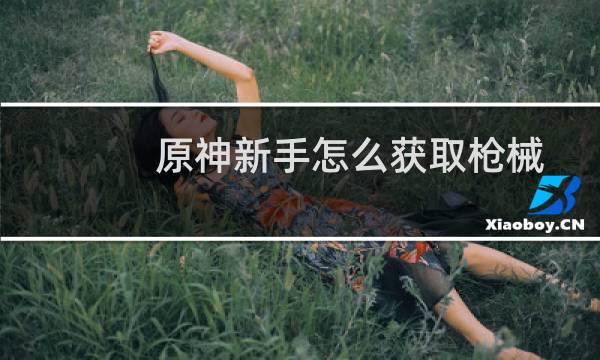 原神新手怎么获取枪械