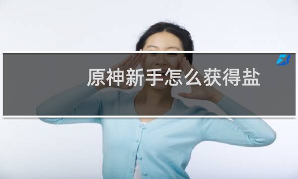 原神新手怎么获得盐