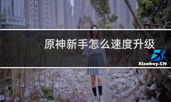 原神新手怎么速度升级