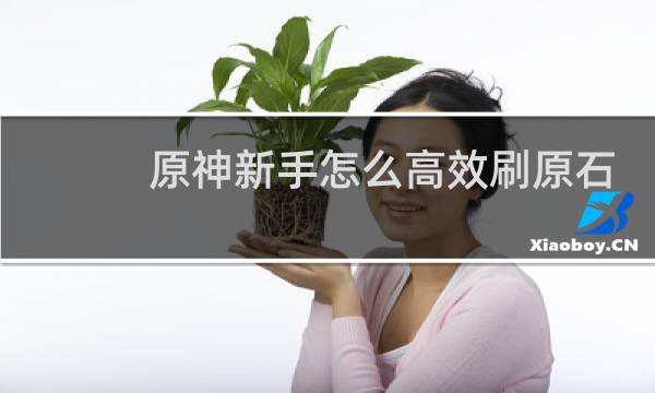 原神新手怎么高效刷原石