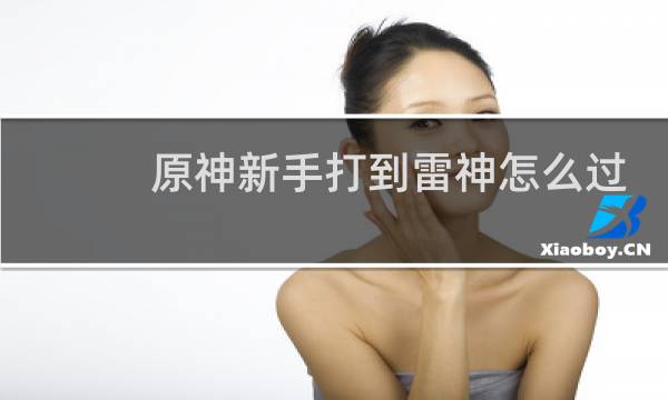 原神新手打到雷神怎么过