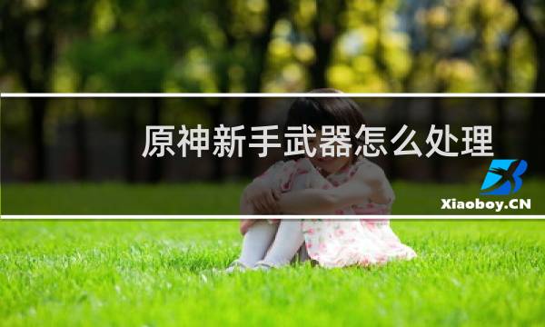 原神新手武器怎么处理