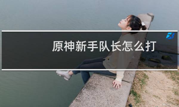 原神新手队长怎么打