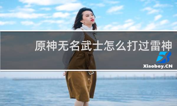 原神无名武士怎么打过雷神