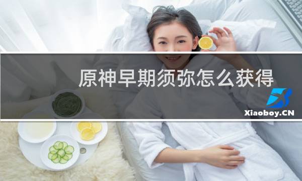 原神早期须弥怎么获得