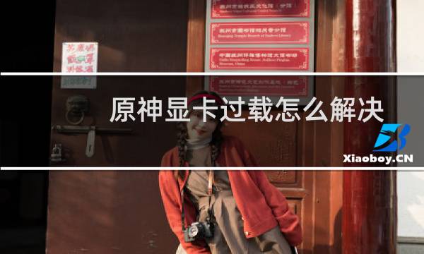 原神显卡过载怎么解决