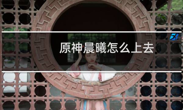 原神晨曦怎么上去