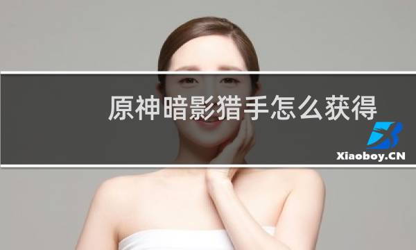 原神暗影猎手怎么获得