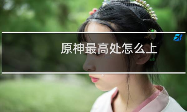 原神最高处怎么上