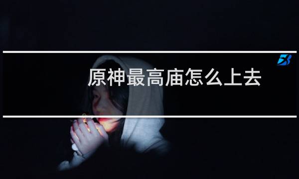 原神最高庙怎么上去