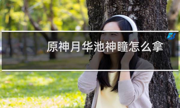 原神月华池神瞳怎么拿