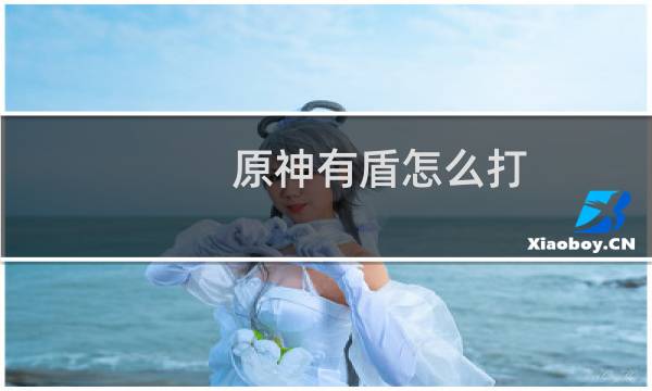 原神有盾怎么打