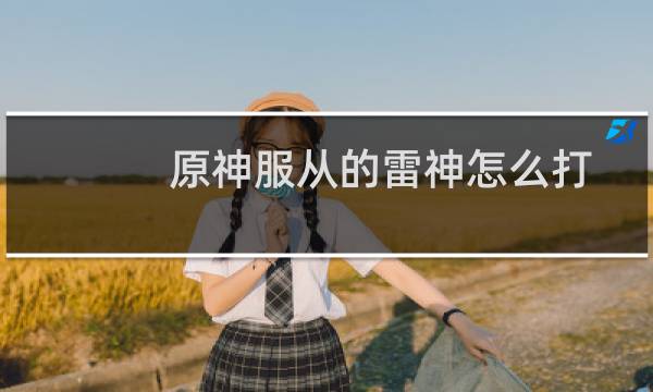 原神服从的雷神怎么打