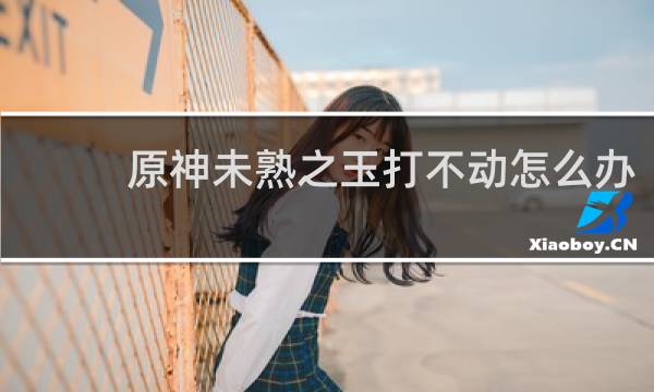 原神未熟之玉打不动怎么办