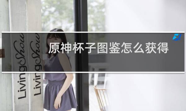 原神杯子图鉴怎么获得