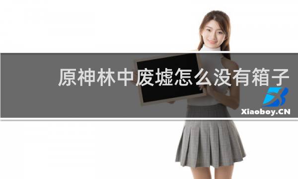 原神林中废墟怎么没有箱子