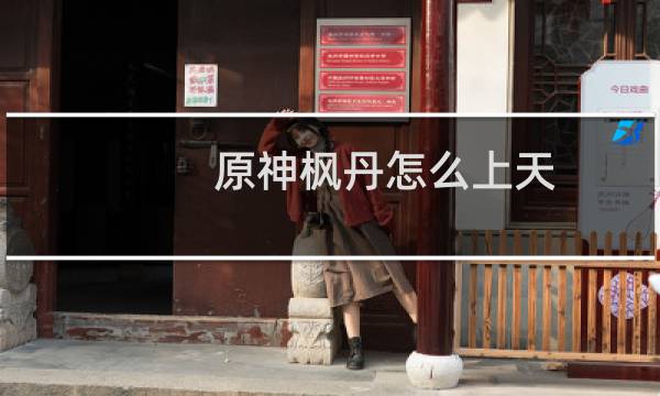 原神枫丹怎么上天