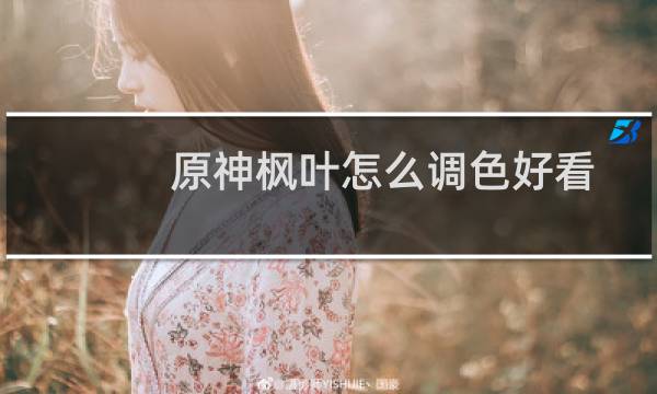 原神枫叶怎么调色好看