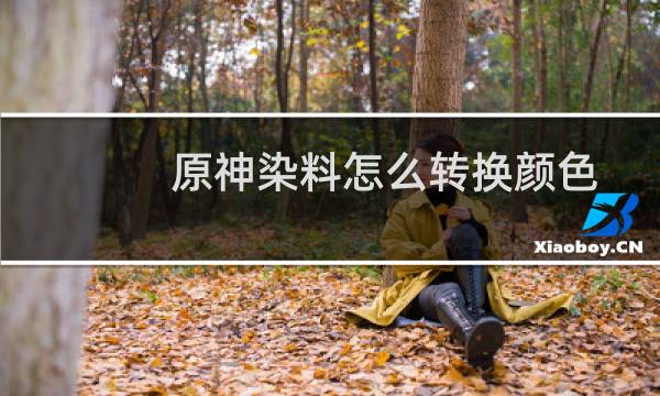 原神染料怎么转换颜色