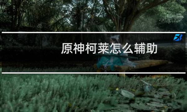 原神柯莱怎么辅助