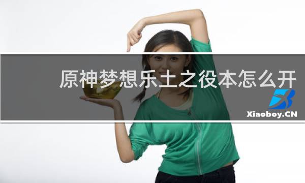 原神梦想乐土之役本怎么开