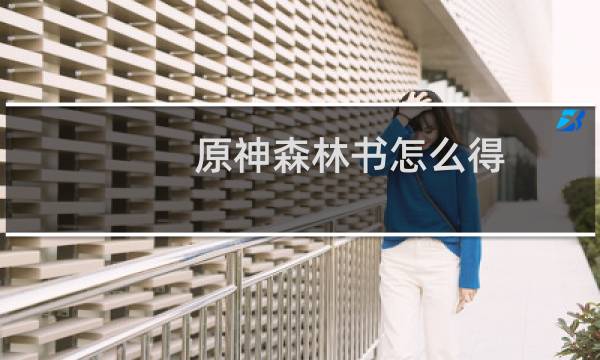原神森林书怎么得