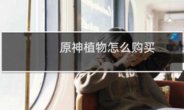 原神植物怎么购买