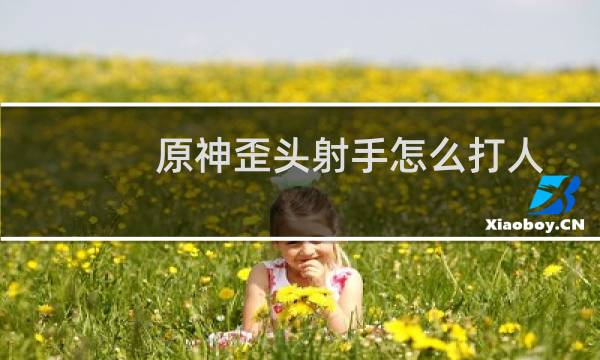 原神歪头射手怎么打人