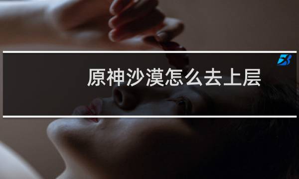 原神沙漠怎么去上层