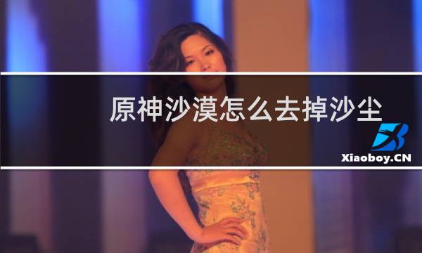 原神沙漠怎么去掉沙尘