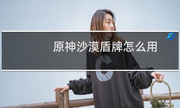 原神沙漠盾牌怎么用