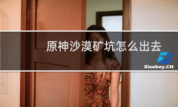 原神沙漠矿坑怎么出去