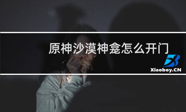 原神沙漠神龛怎么开门