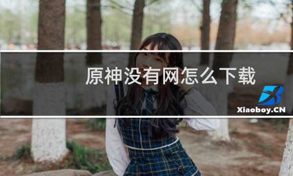 原神没有网怎么下载