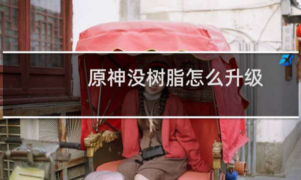 原神没树脂怎么升级