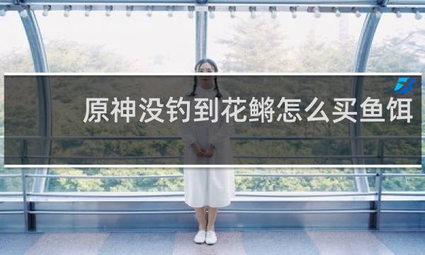 原神没钓到花鳉怎么买鱼饵
