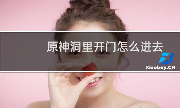 原神洞里开门怎么进去