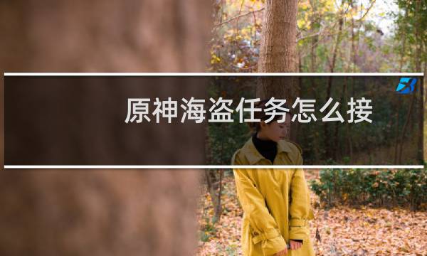 原神海盗任务怎么接