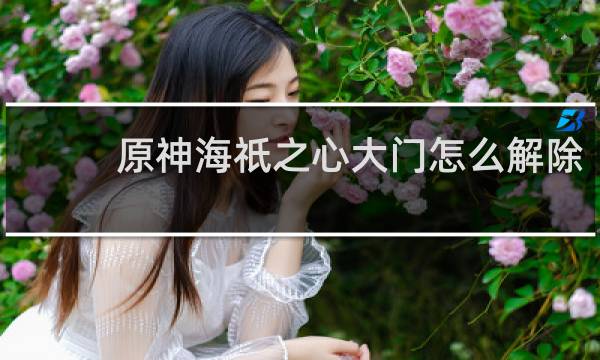 原神海祇之心大门怎么解除