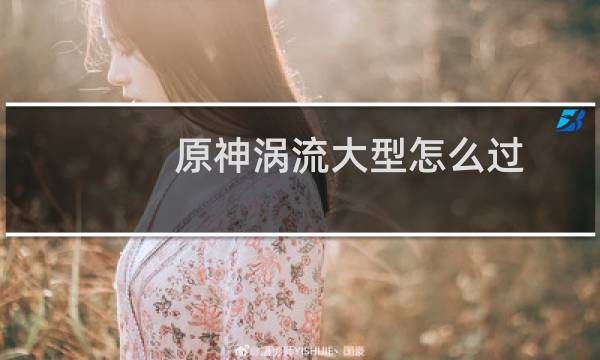 原神涡流大型怎么过