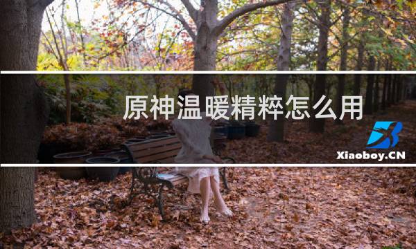 原神温暖精粹怎么用