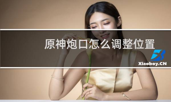 原神炮口怎么调整位置