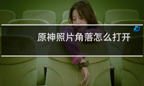 原神照片角落怎么打开