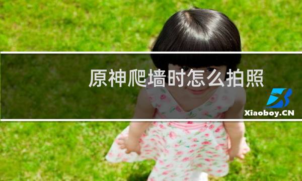 原神爬墙时怎么拍照