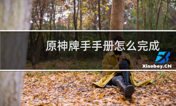 原神牌手手册怎么完成