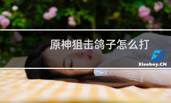原神狙击鸽子怎么打