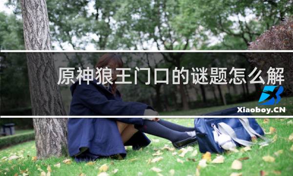 原神狼王门口的谜题怎么解