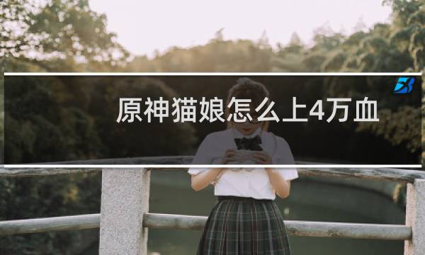 原神猫娘怎么上4万血