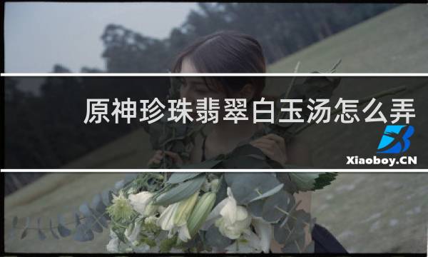原神珍珠翡翠白玉汤怎么弄